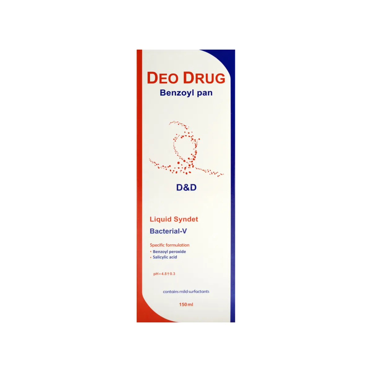 شوینده صورت و بدن دئو دراگ حاوی بنزوئیل پروکساید