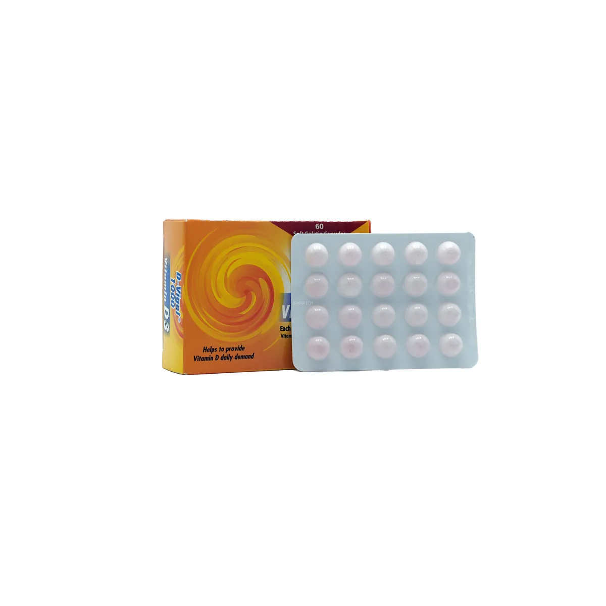 کپسول ویتامین D3 دانا 1000 واحد