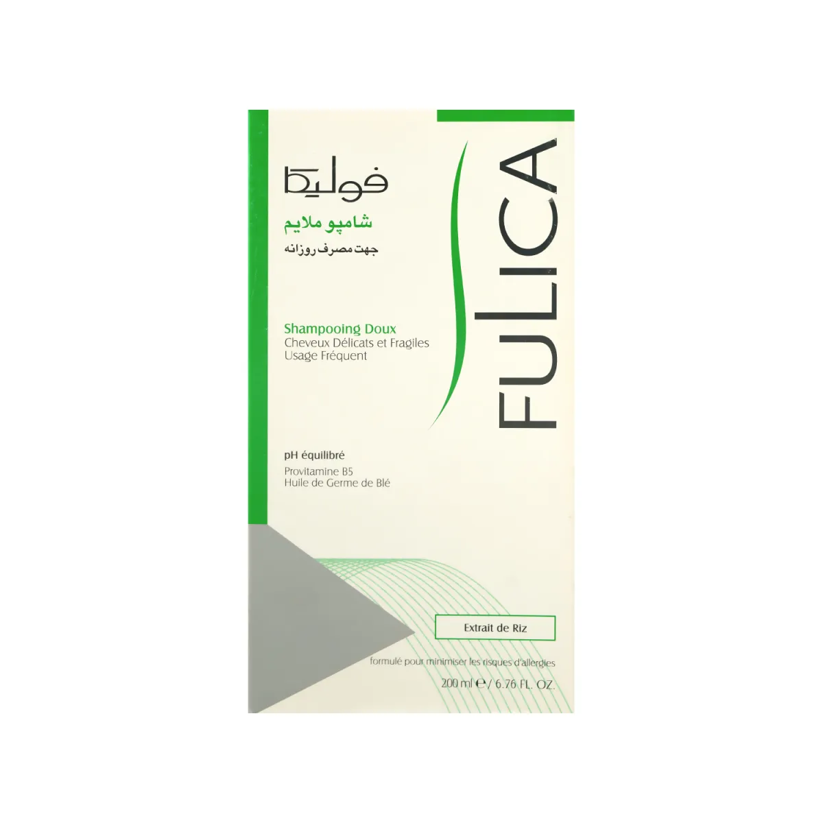 شامپو روزانه فولیکا مناسب انواع مو 200 میلی لیتر