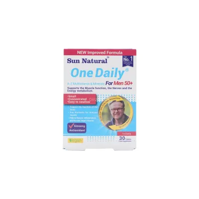 قرص وان دیلی سان نچرال مناسب آقایان بالای 50 سال