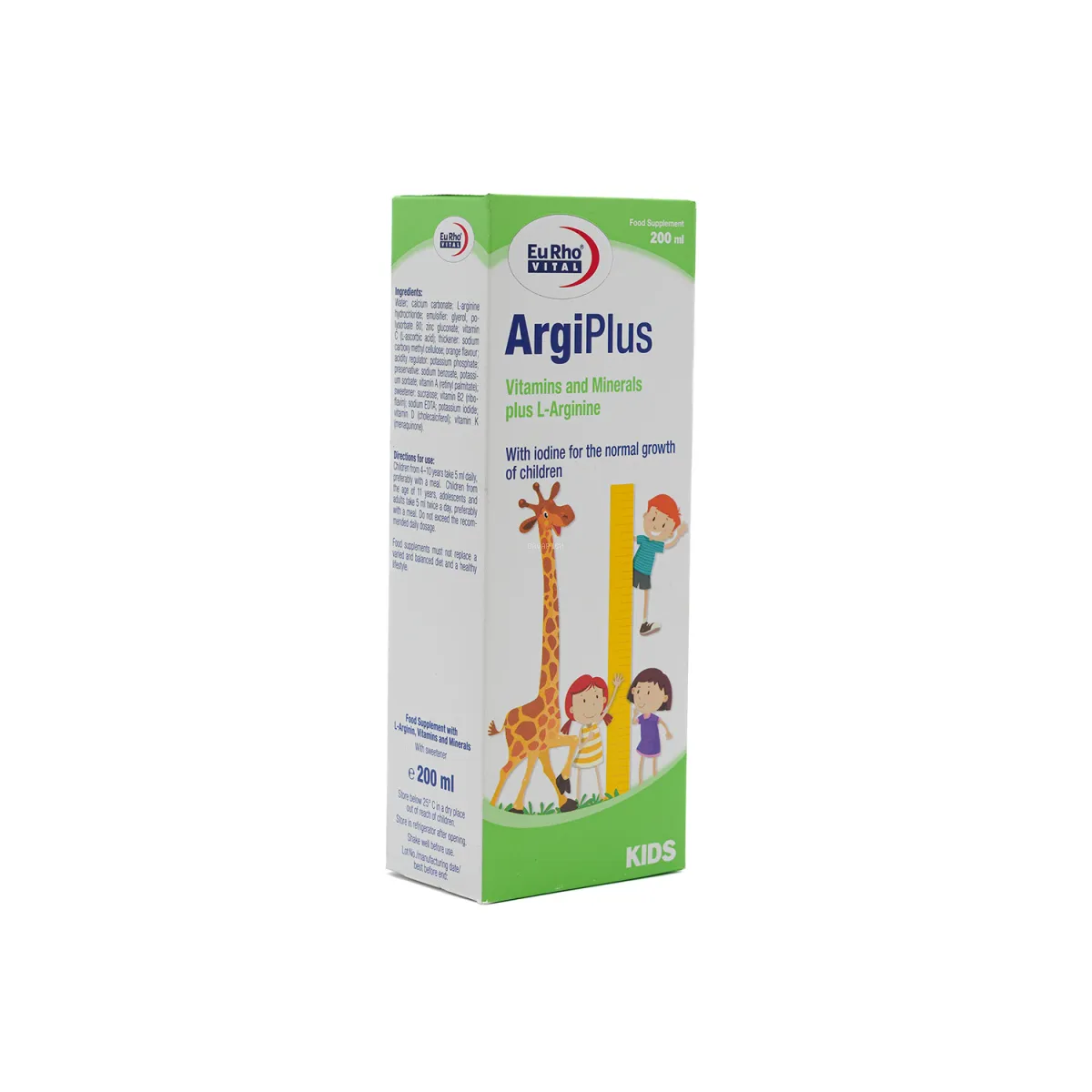 شربت آرژی پلاس یوروویتال