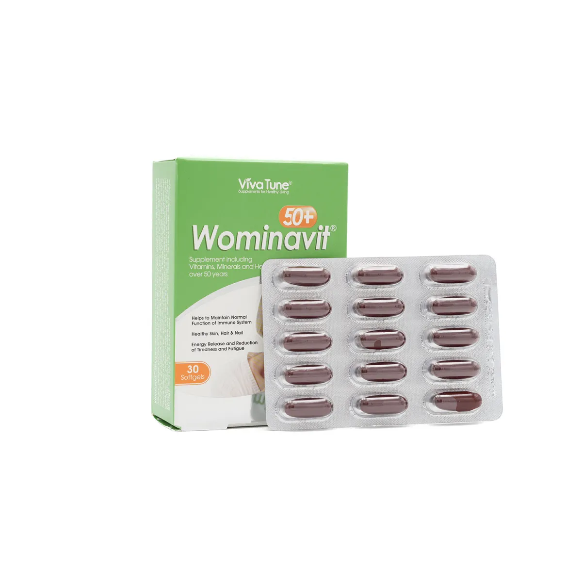 کپسول نرم ومیناویت +50 ویواتیون