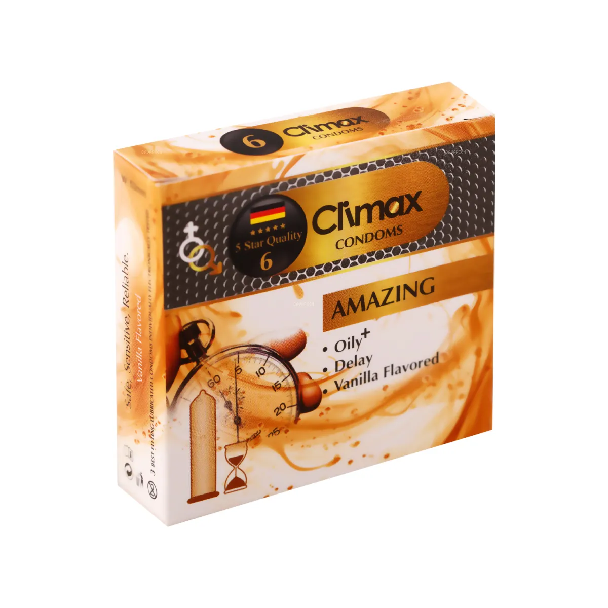 کاندوم تاخیری کلایمکس مدل Amazing بسته ۳ عددی