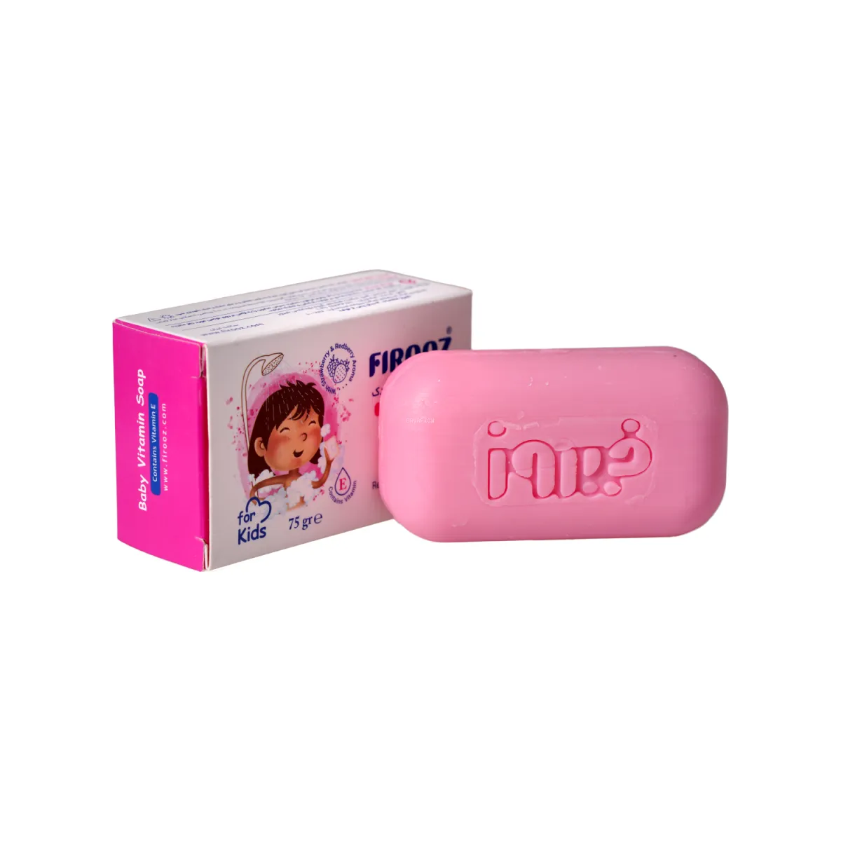 صابون ویتامینه کودک فیروز حاوی رایحه میوه‌ های تابستانی