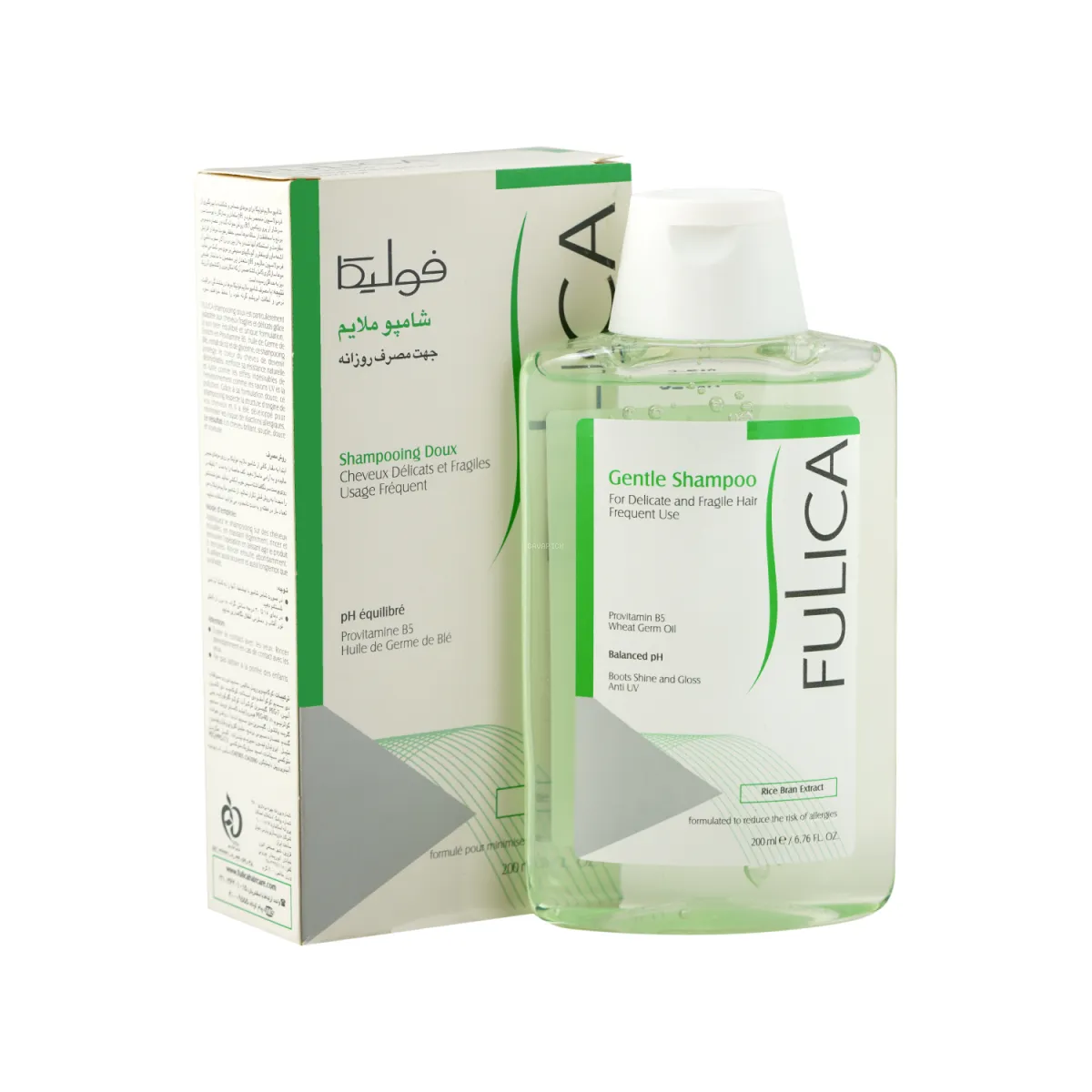 شامپو روزانه فولیکا مناسب انواع مو 200 میلی لیتر