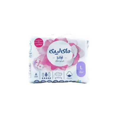 نوار بهداشتی بالدار همیشه خشک ایرلید سایز بزرگ