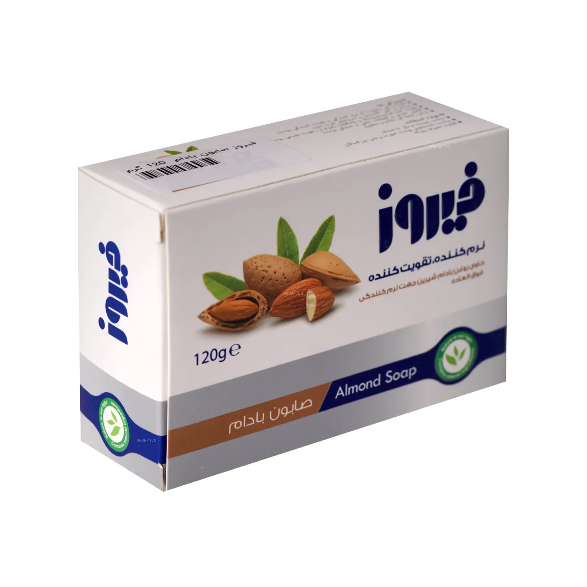 صابون نرم کننده فیروز حاوی عصاره بادام شیرین
