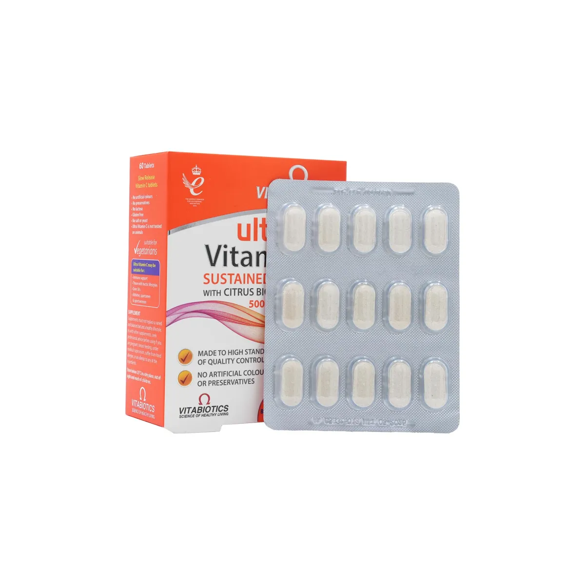 قرص اولترا ویتامین C ویتابیوتیکس