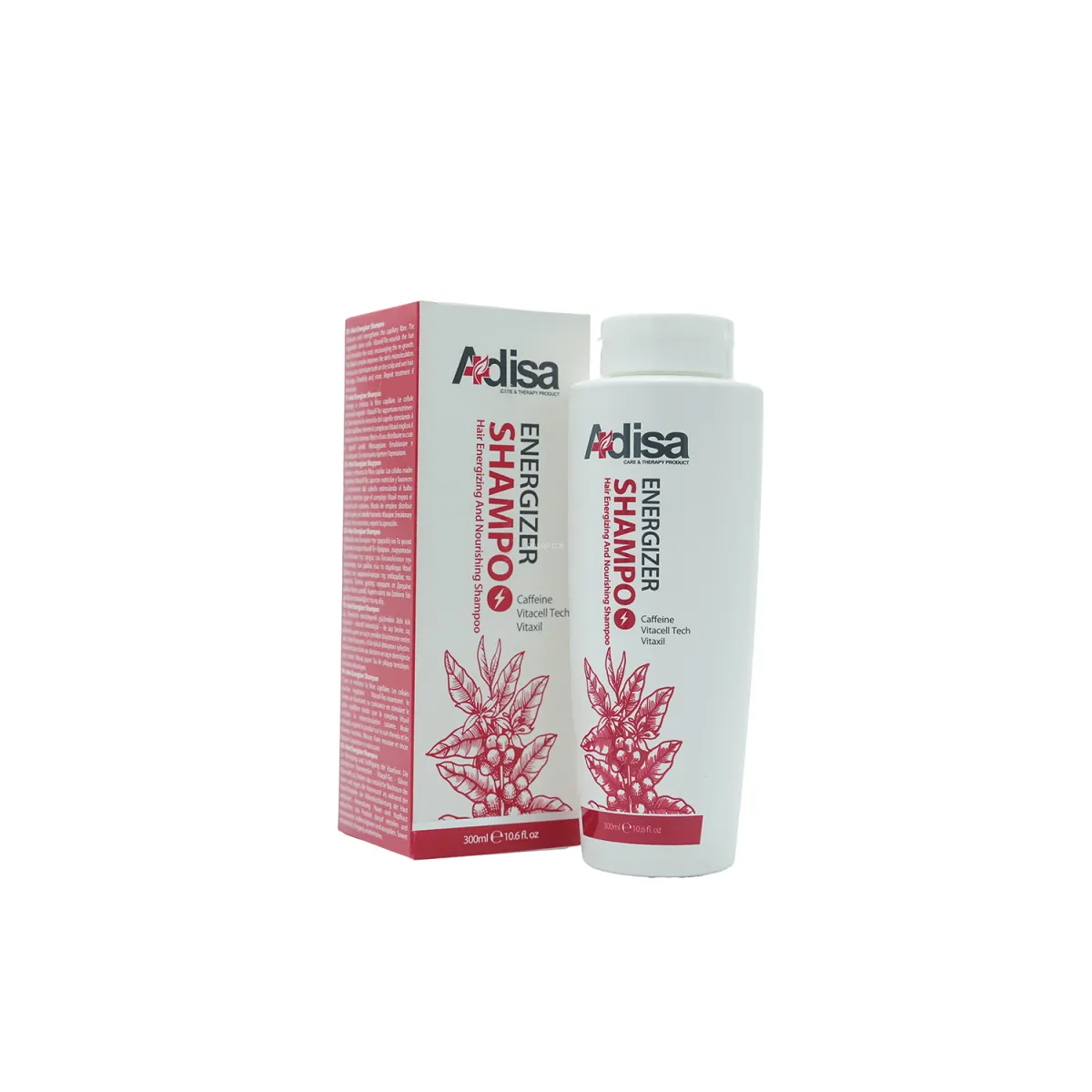 شامپو انرژی زا و مغذی آدیسا مناسب انواع مو 300 میلی لیتر