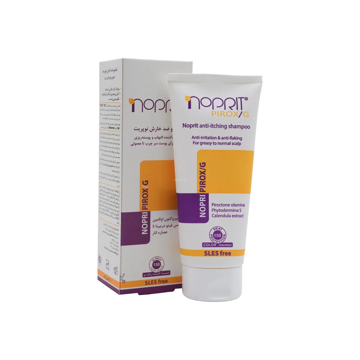 شامپو ضد خارش نوپریت (نوپری پیروکس جی) مناسب پوست سر چرب تا معمولی