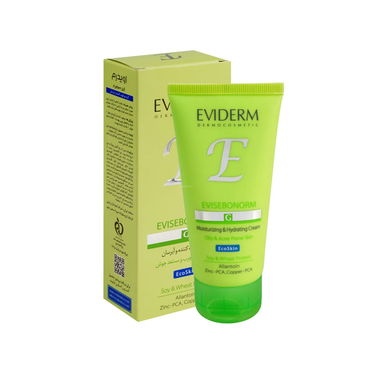 کرم مرطوب کننده اویدرم مناسب پوست چرب و مستعد آکنه