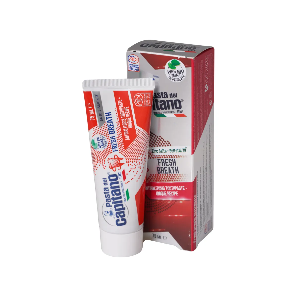 خمیر دندان پاستا دل کاپیتانو مدل Fresh Breath