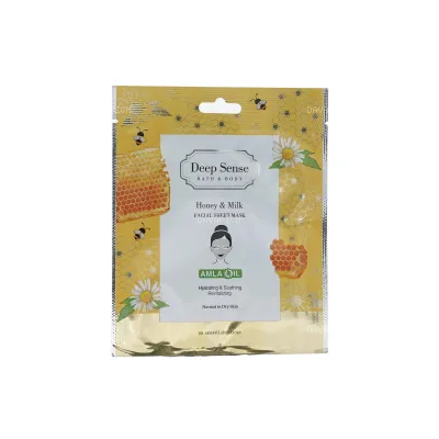 ماسک صورت نقابى دیپ سنس مدل Honey And Milk