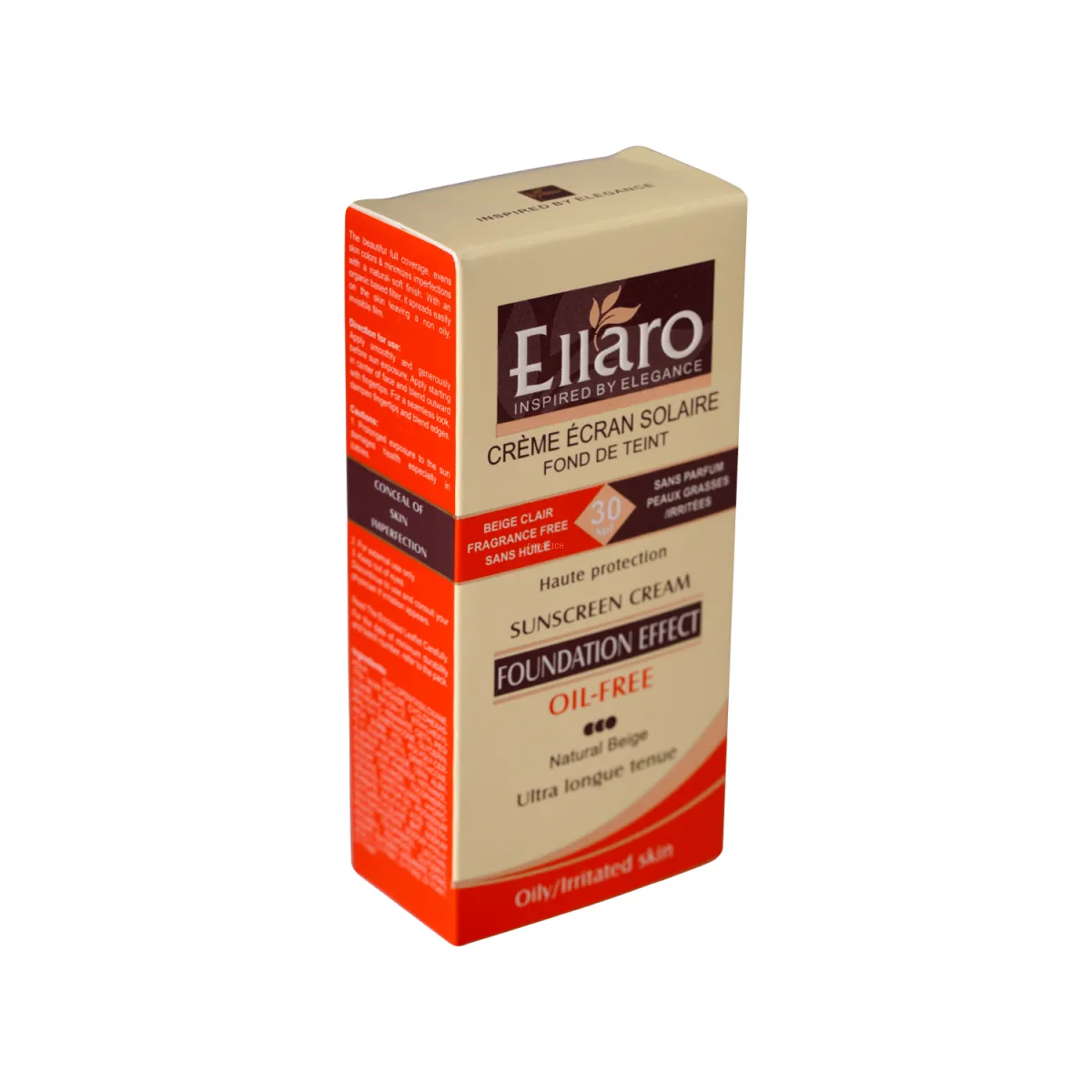 کرم ضد آفتاب SPF30 الارو رنگ بژ طبیعی مناسب پوست چرب