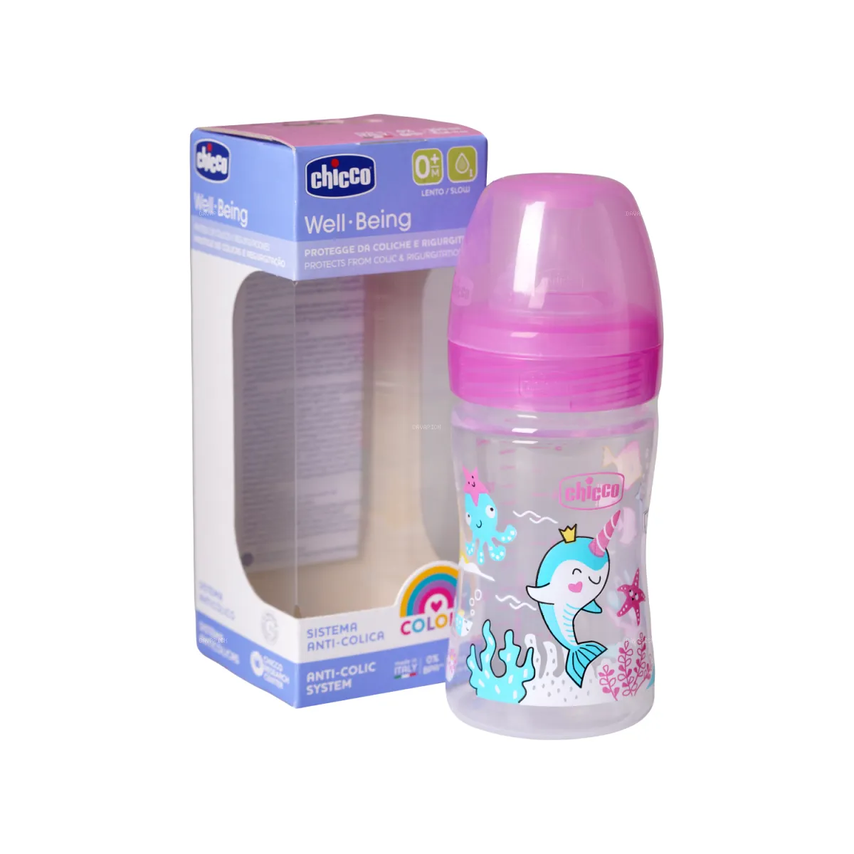 شیشه شیر چیکو مدل Well-Being سایز صفر