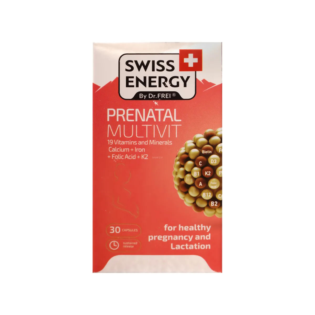 کپسول پریناتال مولتی ویت سوییس انرژی