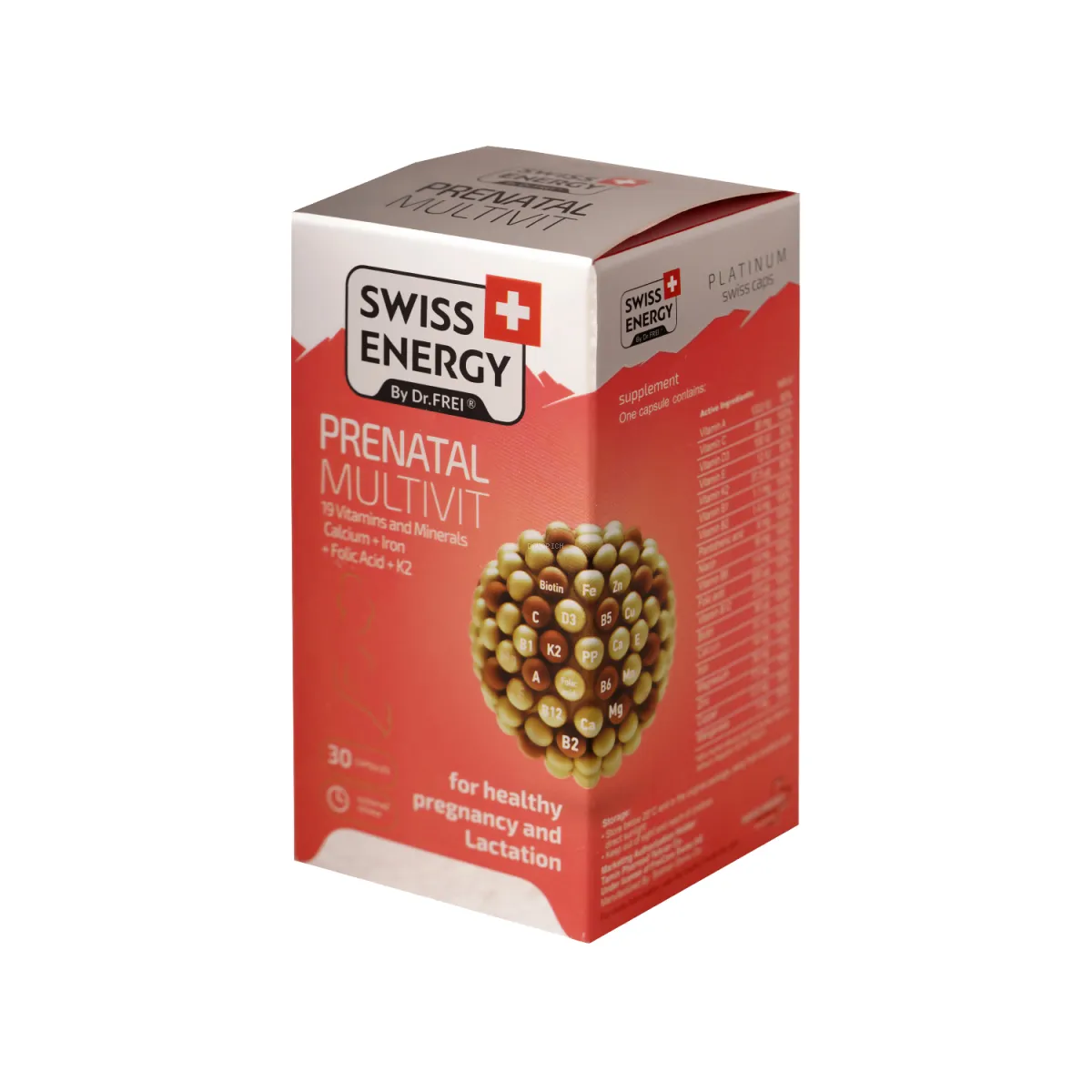 کپسول پریناتال مولتی ویت سوییس انرژی