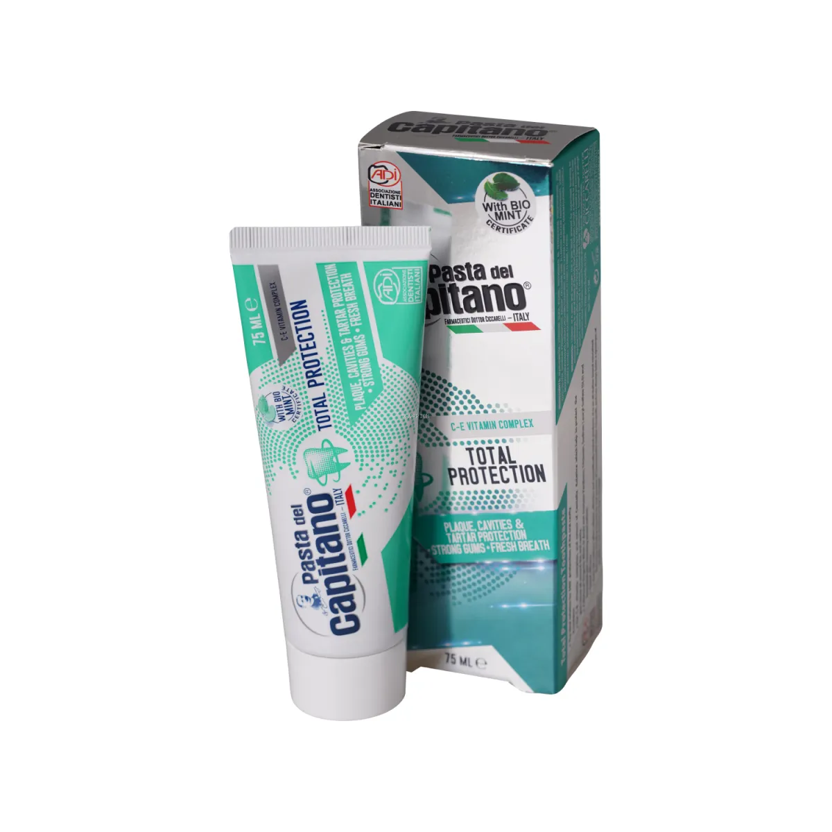 خمیر دندان پاستا دل کاپیتانو مدل Total Protection