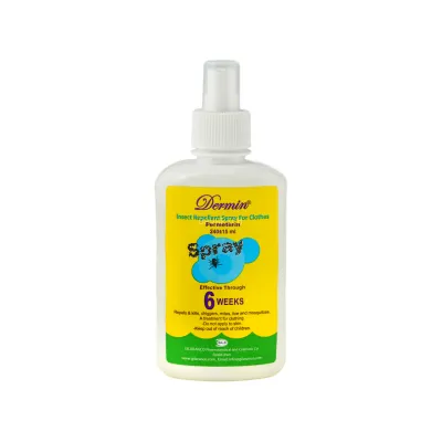 اسپری دافع حشرات البسه درمین 240 میلی لیتر