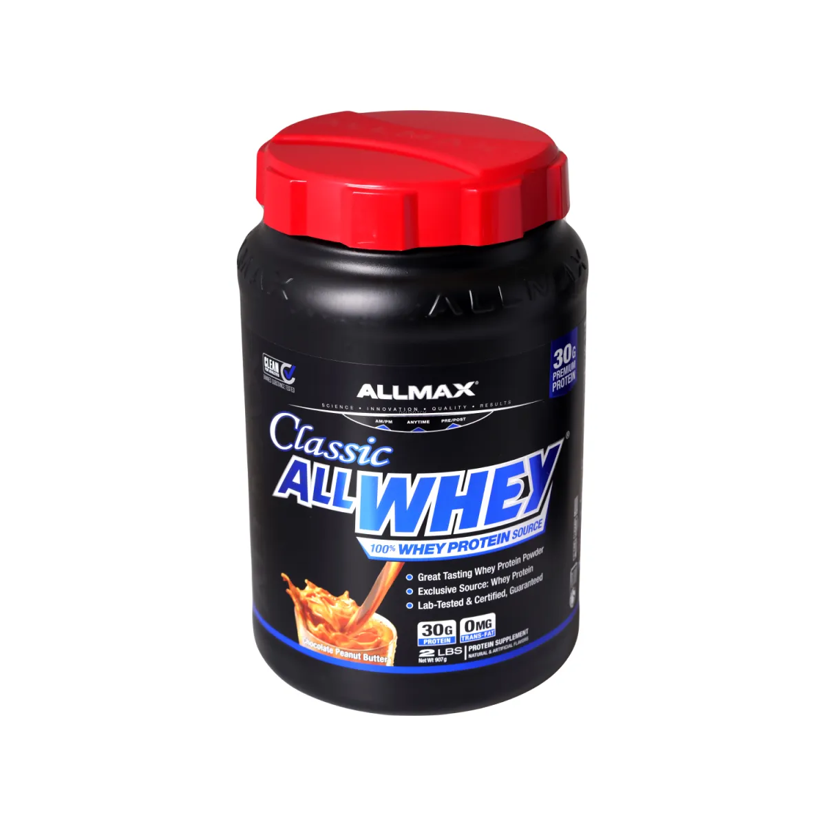 پودر پروتئین کلاسیک آل وی آلمکس طعم شکلات و کره بادام زمینی 900 گرم