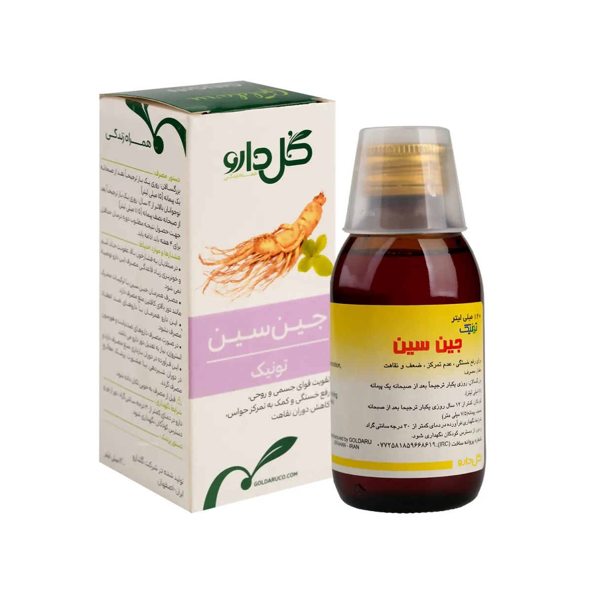 تونیک جین سین گل دارو