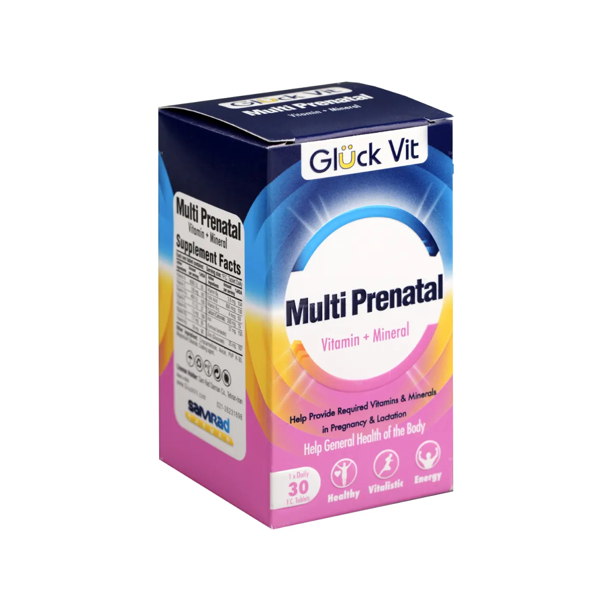 قرص مولتی پرناتال گلوک ویت