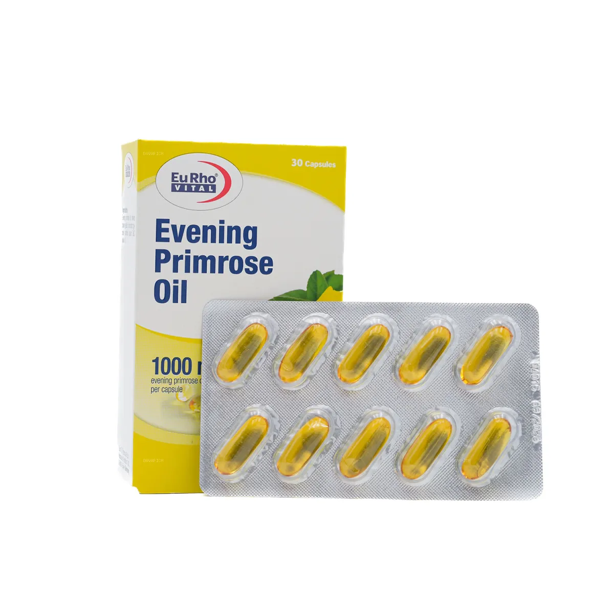 قرص ایوینینگ پرایم رز اویل یوروویتال 1000 میلی گرم