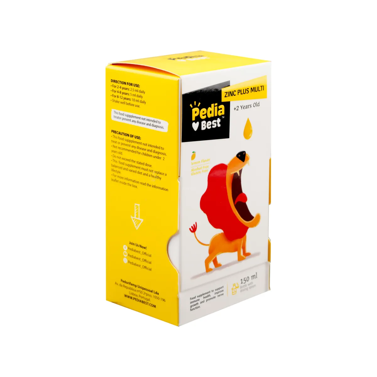 شربت زینک پلاس مولتی پدیابست