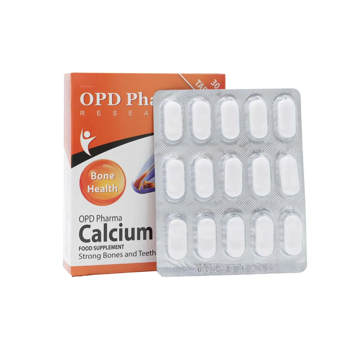 قرص کلسیم سیترات او پی دی فارما 1000 میلی گرم