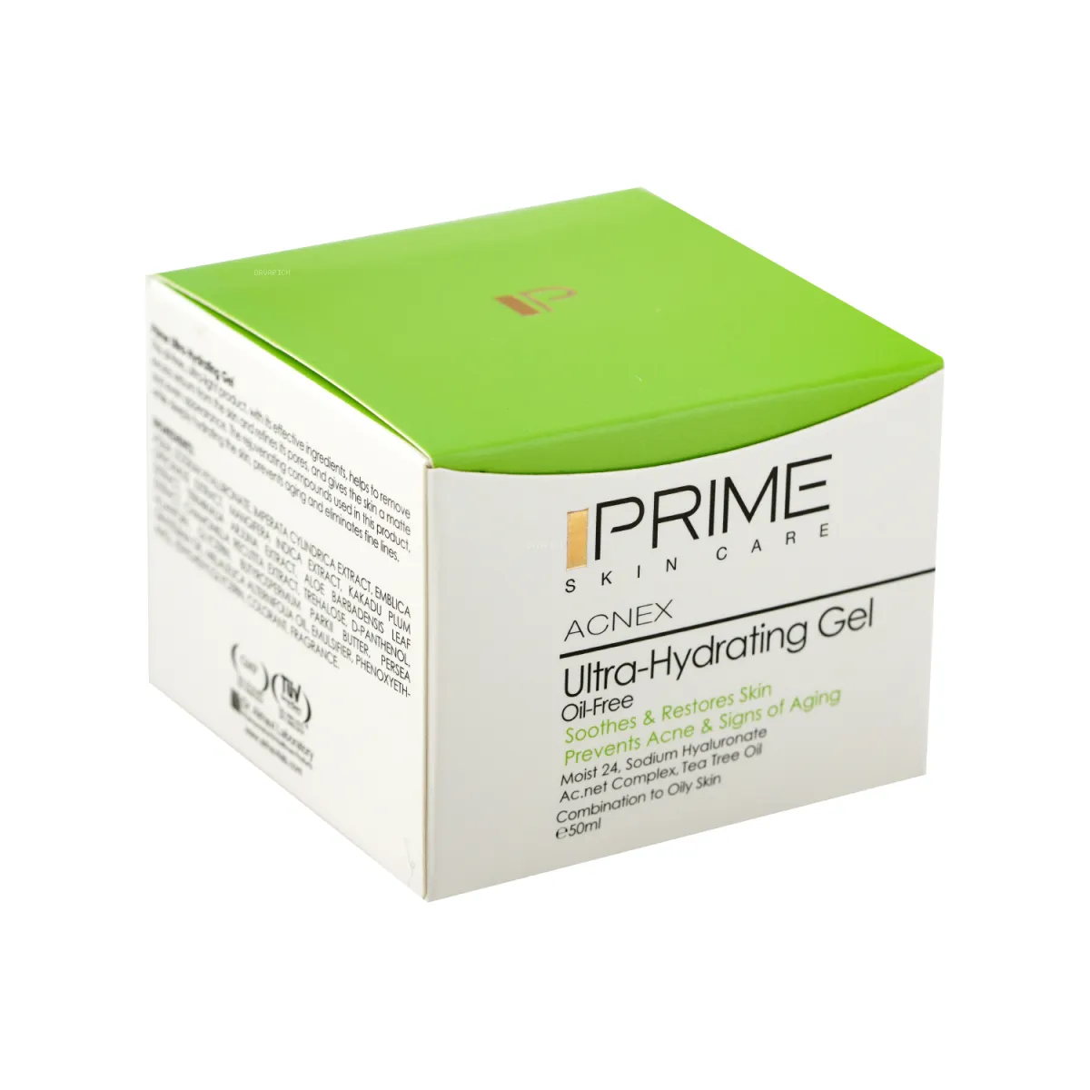 ژل آبرسان قوی پرایم مدل Acnex مناسب پوست چرب