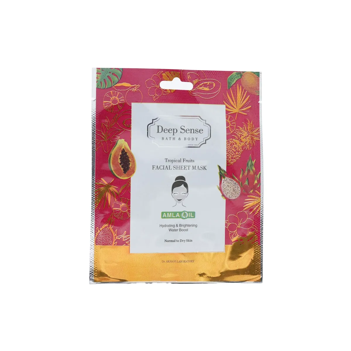 ماسک صورت نقابى دیپ سنس مدل Tropical Fruits