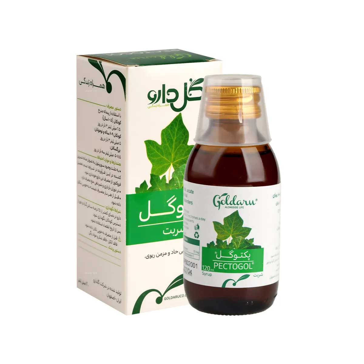 شربت پکتوگل گل دارو