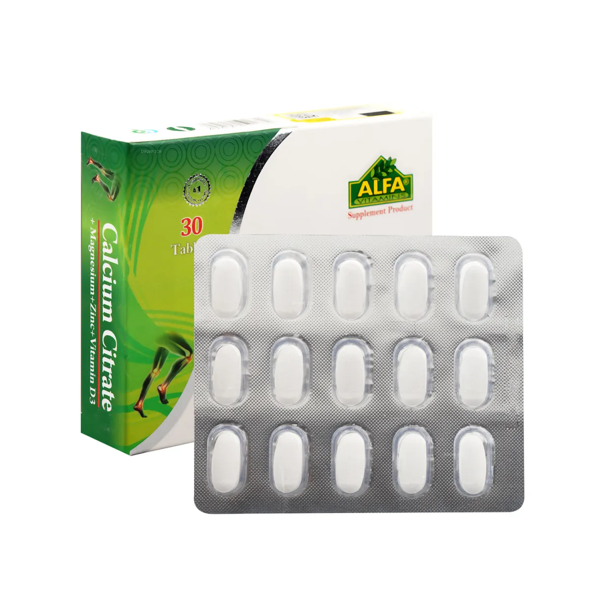 قرص کلسیم سیترات آلفا ویتامینز