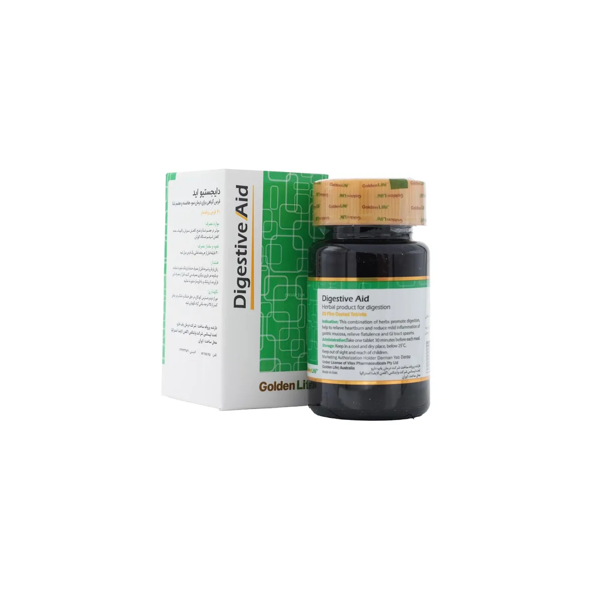 قرص دایجستیو اید گلدن لایف