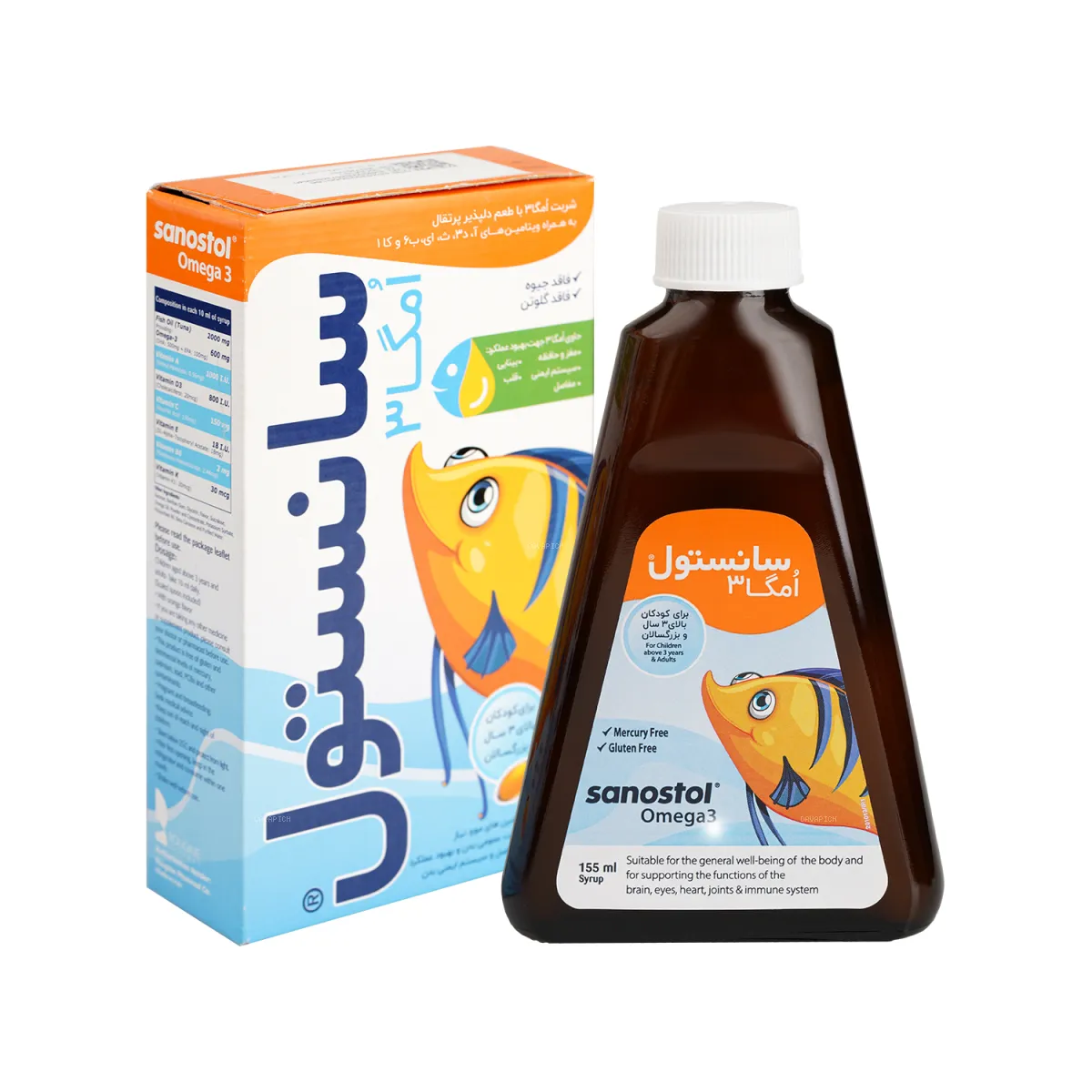 شربت امگا 3 سانستول