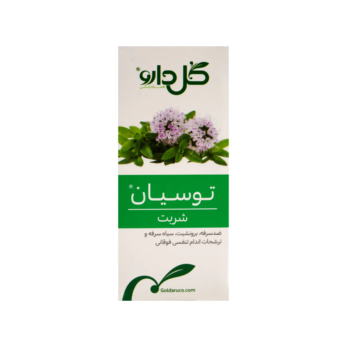 شربت توسیان گل دارو