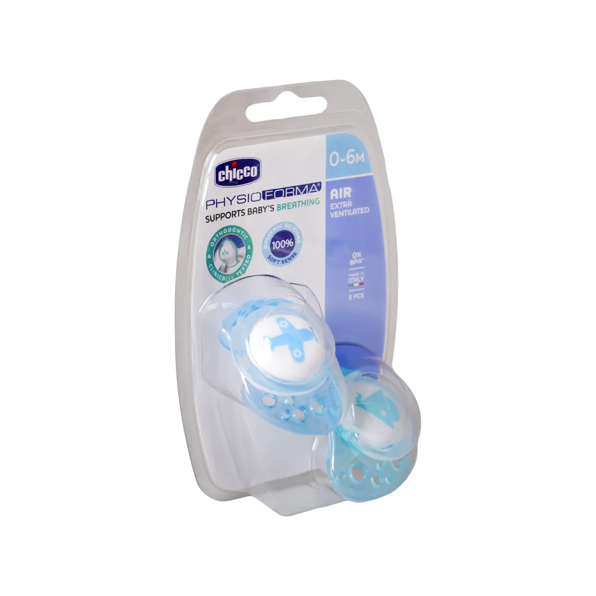 پستانک چیکو طرح هواپیما و قایق مناسب ۶-۰ ماه