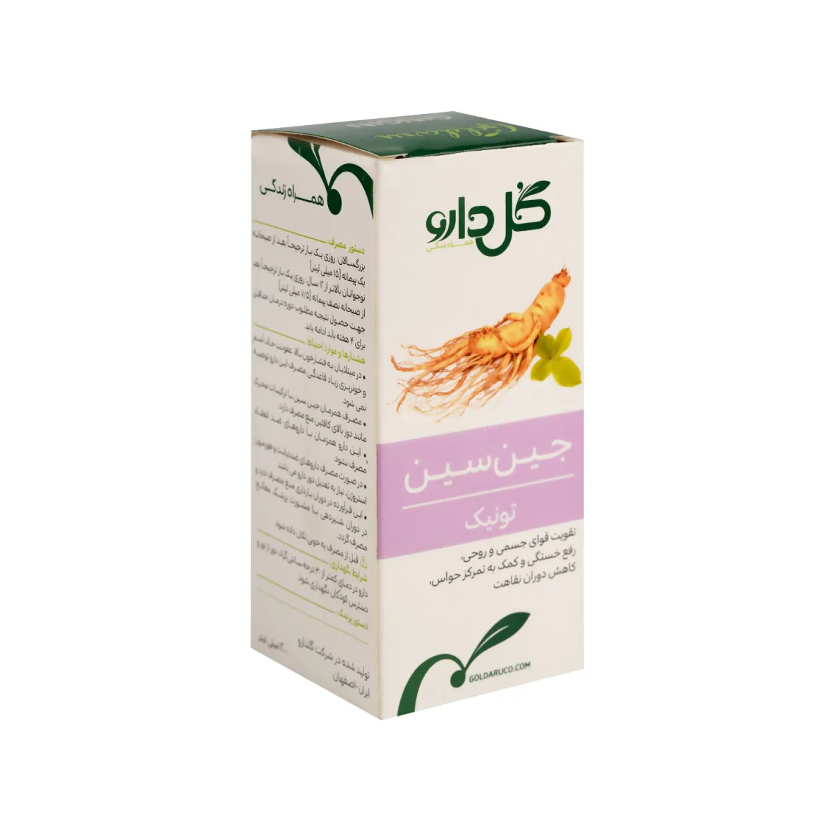 تونیک جین سین گل دارو