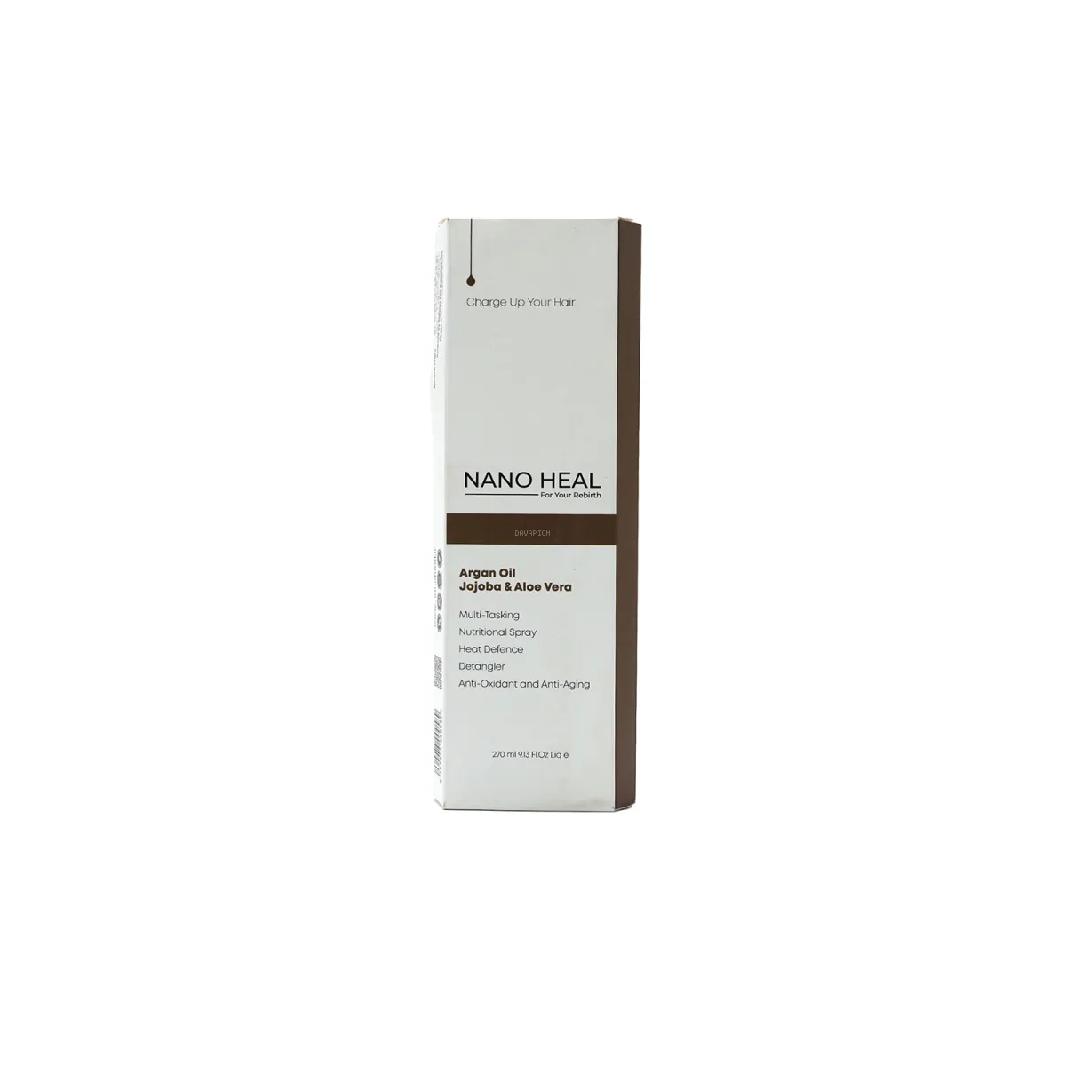 اسپری تقویت کننده مو نانوهیل حاوی روغن آرگان و جوجوبا