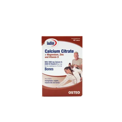 قرص کلسیم سیترات یوروویتال