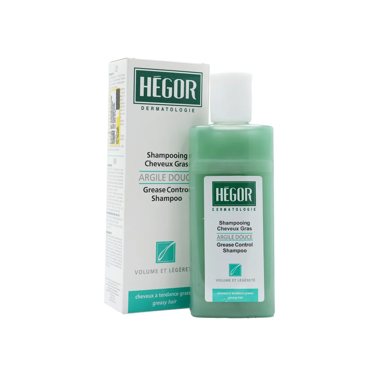 شامپو تنظیم کننده چربی هگور مدل Argile Douce