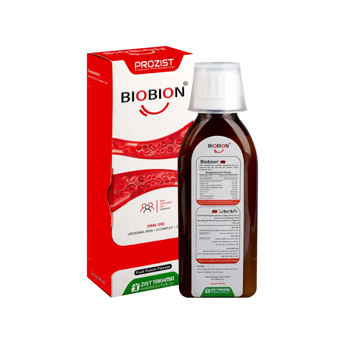 شربت بایوبیون زیست تخمیر