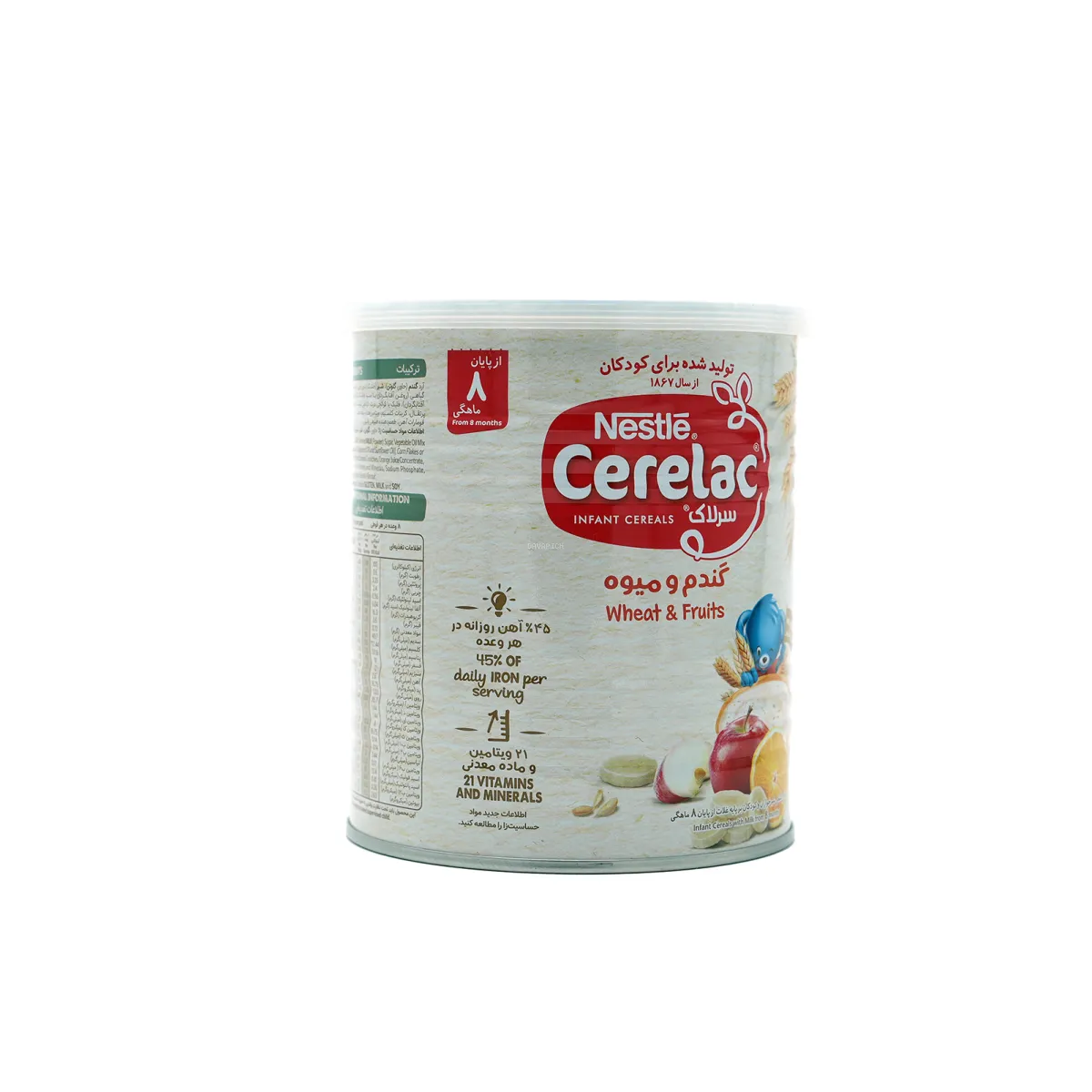 سرلاک نستله طعم گندم و میوه