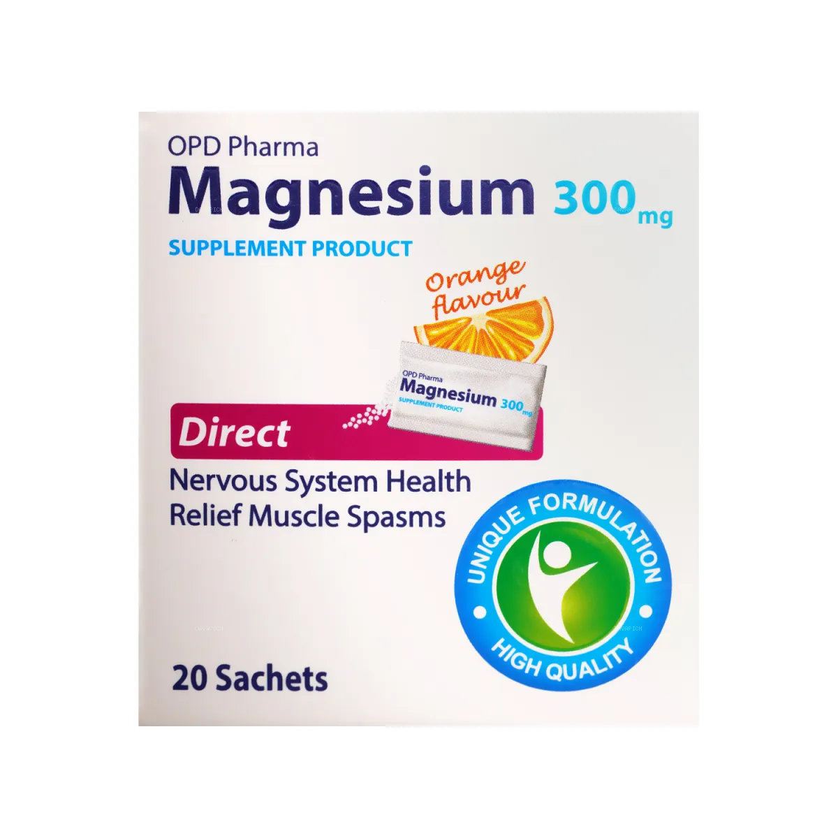 ساشه منیزیم او پی دی فارما 300 میلی گرم