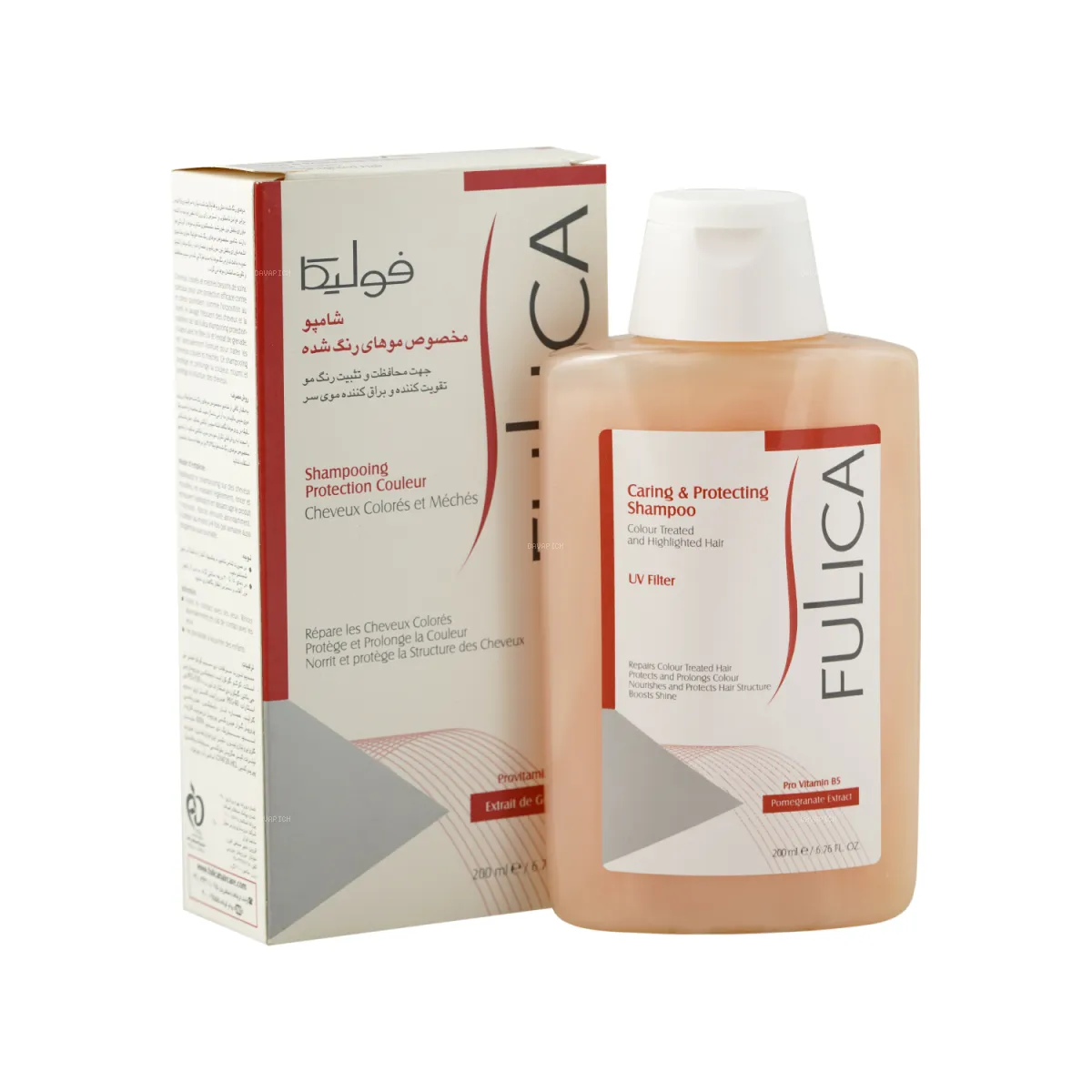 شامپو تقویت کننده فولیکا مناسب موی رنگ شده 200 میلی لیتر