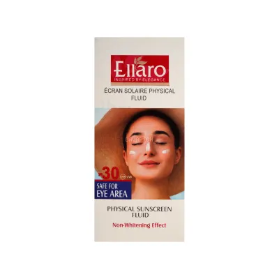 فلوئید ضد آفتاب SPF30 الارو مدل Physical بدون رنگ