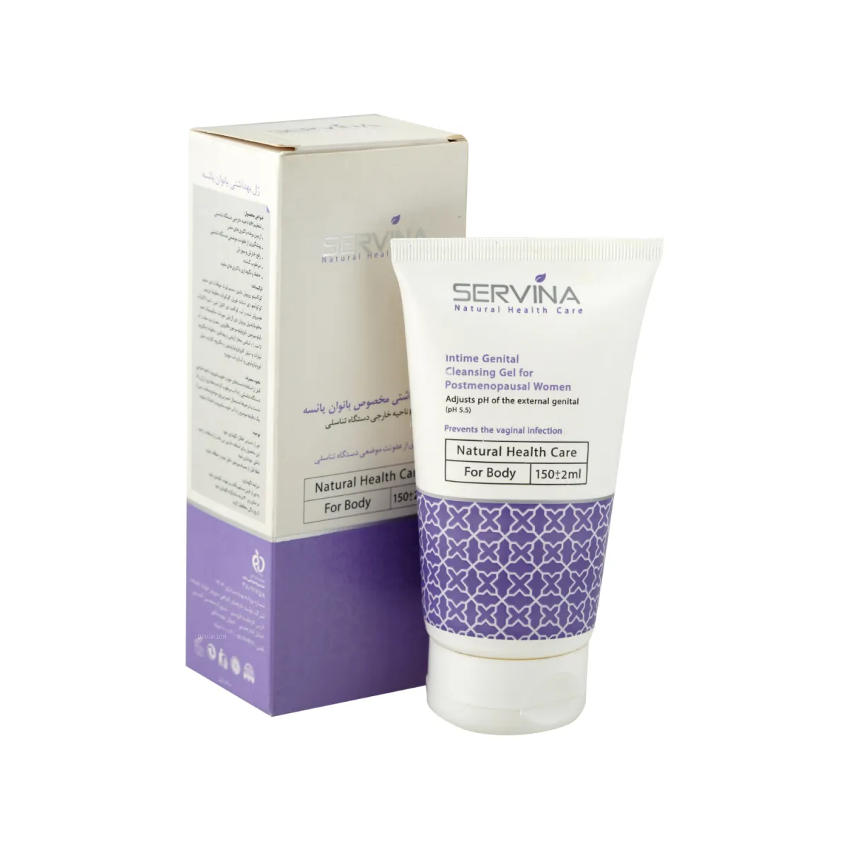 ژل بهداشتی سروینا مناسب بانوان یائسه