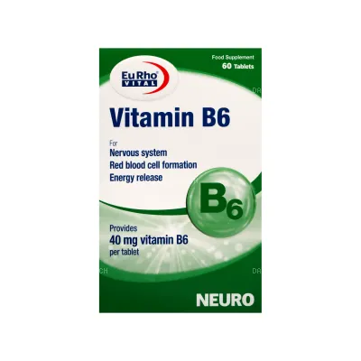 قرص ویتامین B6 یوروویتال 40 میلی گرم