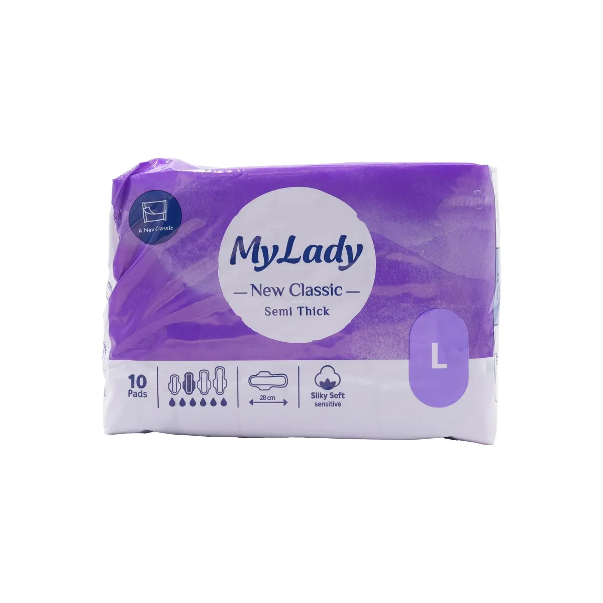 نوار بهداشتی نیمه ضخیم نیو کلاسیک مای لیدی سایز بزرگ