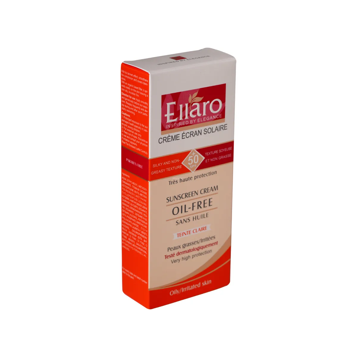 کرم ضد آفتاب SPF50 الارو مدل Teinte Claire رنگی مناسب پوست چرب